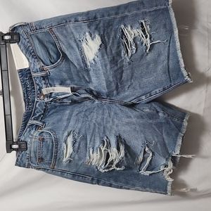 American Eagle Outfitters Hi-Rise Tom girl Bermuda Shorts size 12 NWT